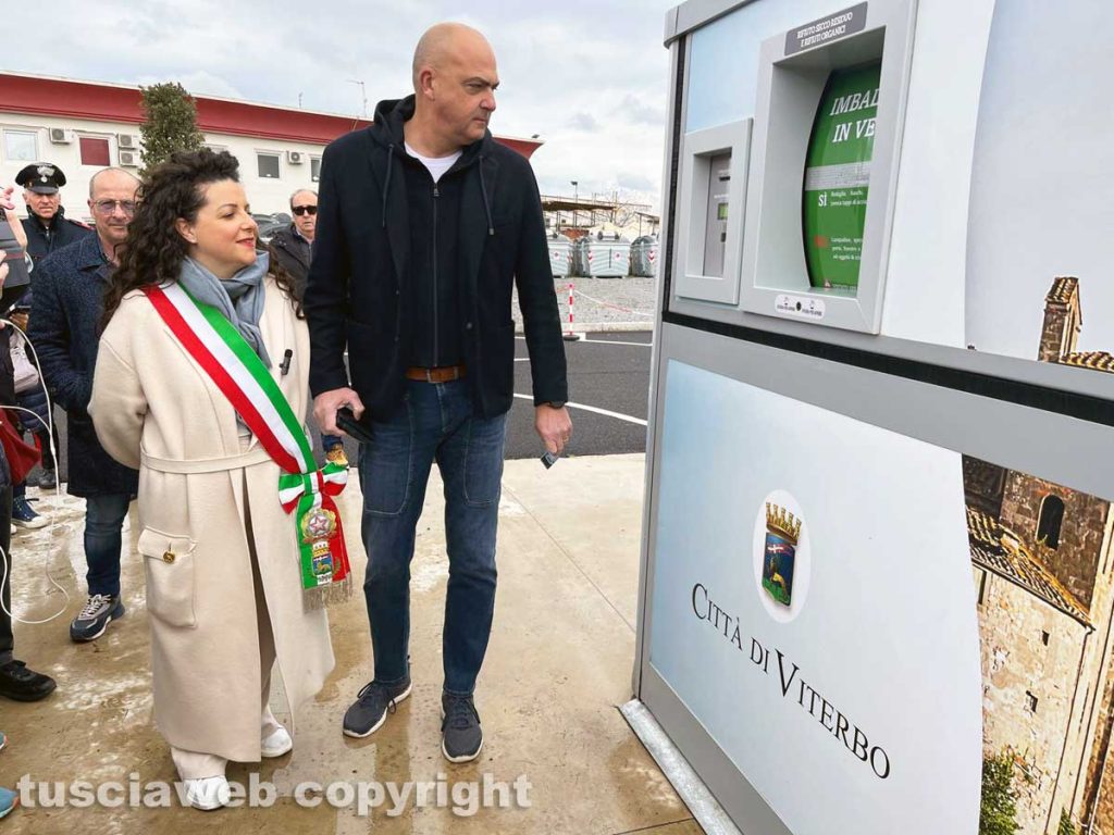 Viterbo – L’inaugurazione del centro comunale di raccolta Poggino